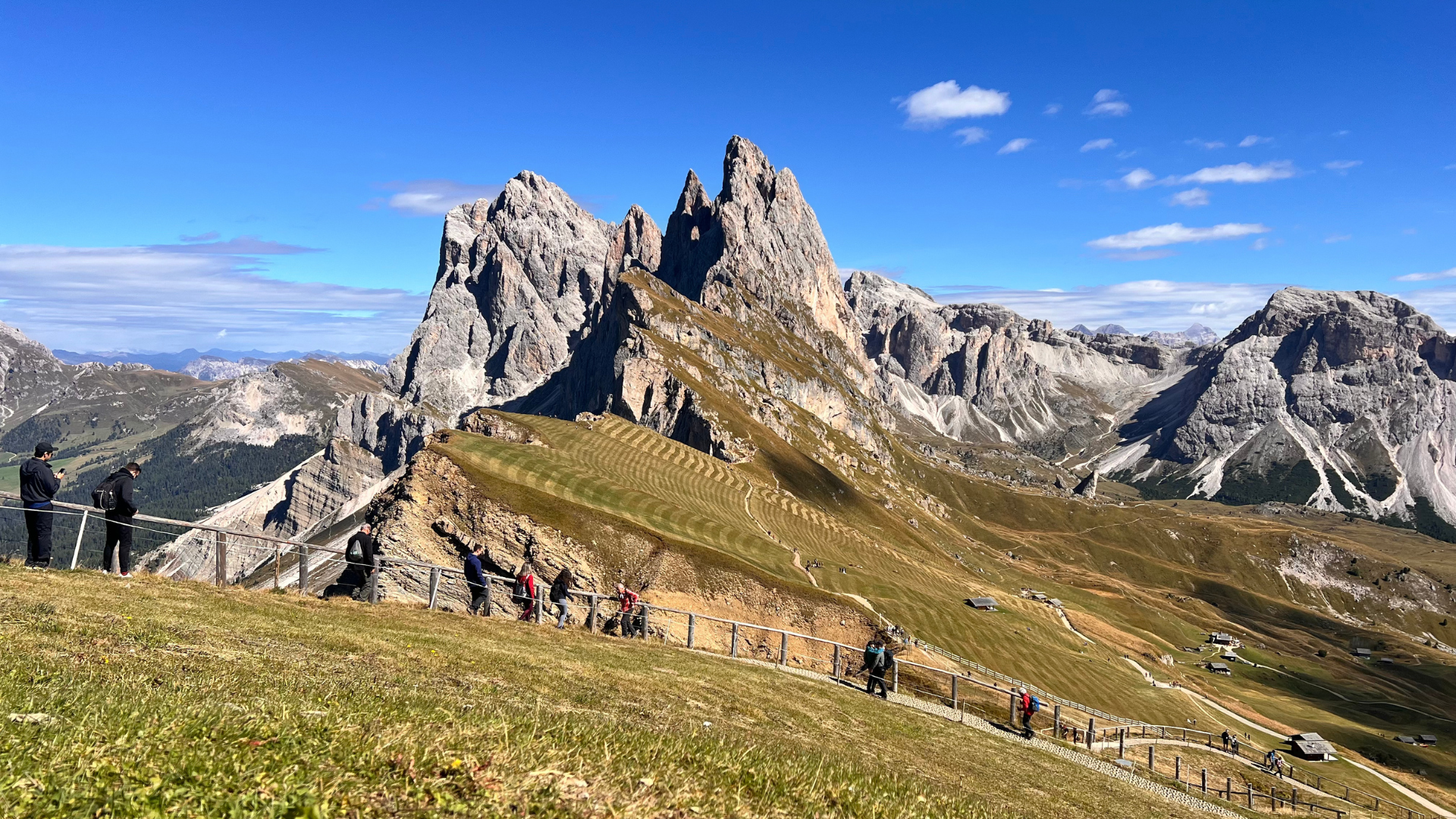 Seceda Ridgeline in the Dolomites in Summer Seceda Ridgeline in the Dolomites in Summer