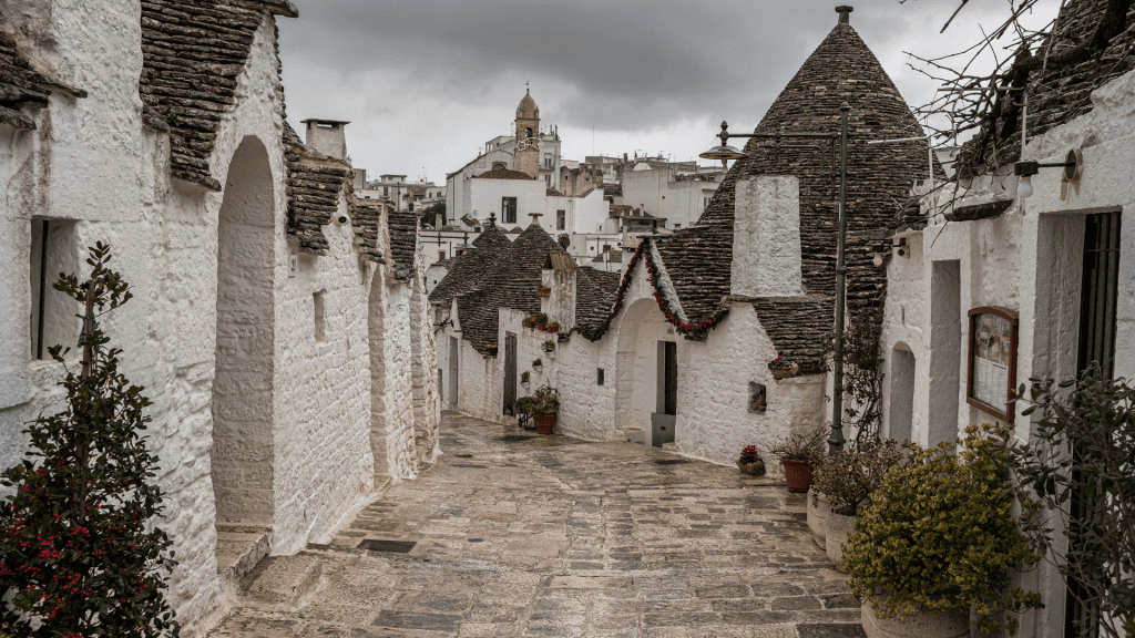 Trulli dwellings in Alberobello 