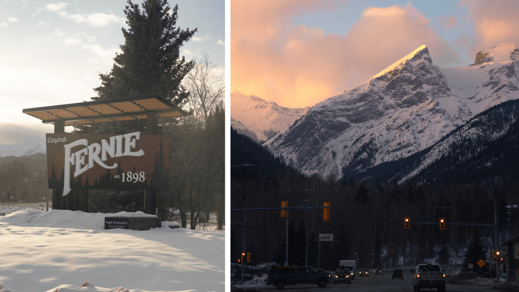 Fernie BC is a ski resort town in Canada that has lots of other winter activities