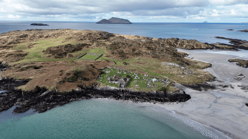 The Derrynane Abbey on the Ring of Kerry